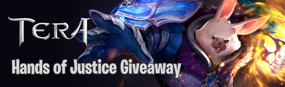 TERA Hands of Justice Giveaway Banner