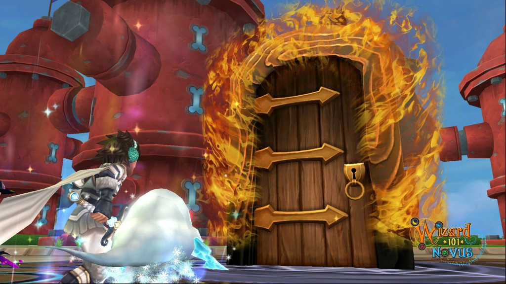 Wizard101 Flaming Door