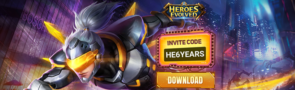Heroes Evolved: 6th Anniversary Giveaway