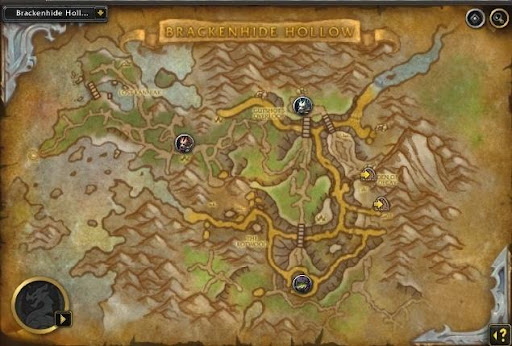 Brackenhide Hollow Mystic Map